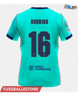 Günstige Barcelona Rodri Hernandez #16 3rd trikot 2026-27 Kurzarm